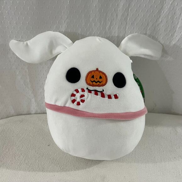 Squishmallows Disney Nightmare Before Christmas Zero with Candy Cane (8 inch) - Picture 1 of 5